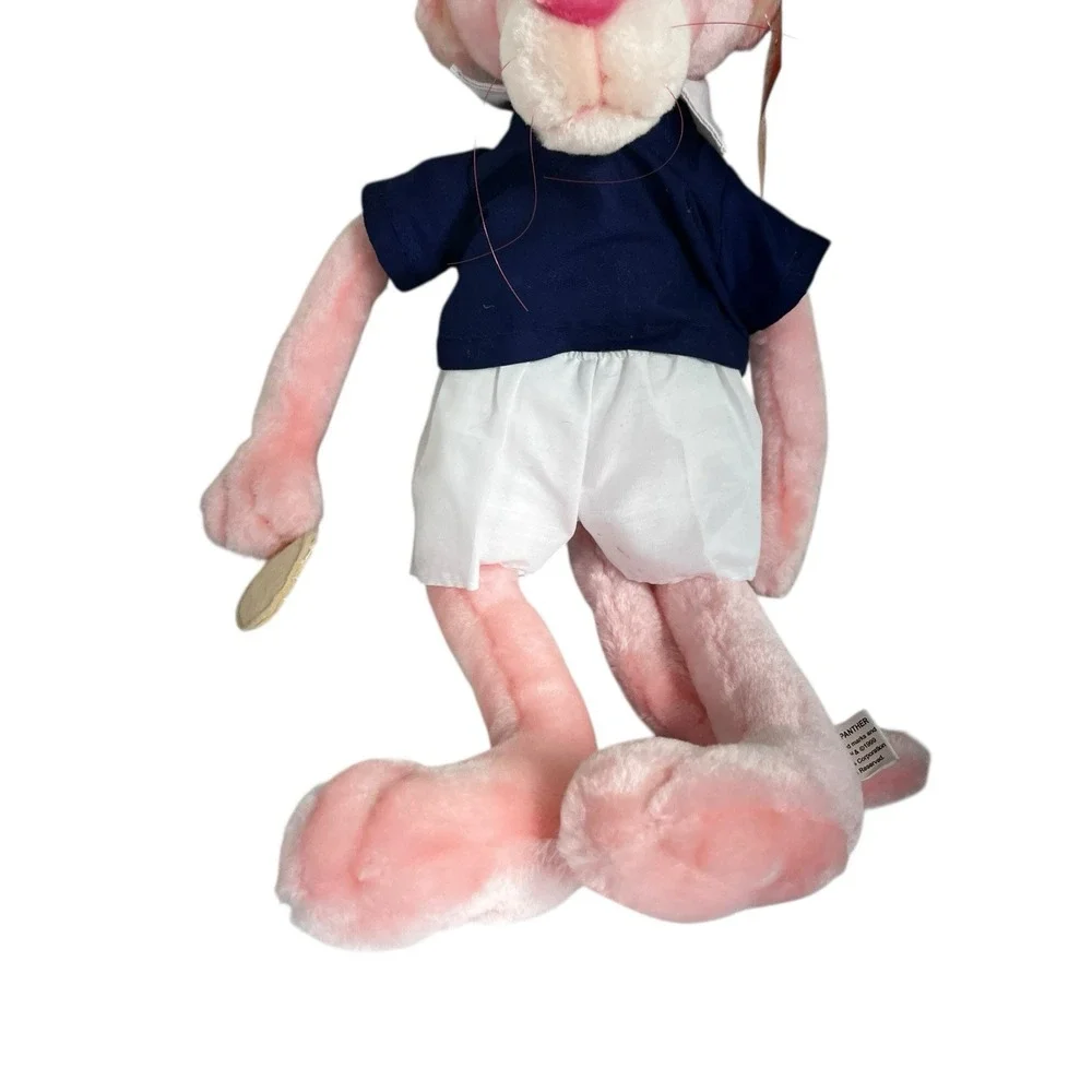 Vintage All Kelly - Pink Panther Plush Stuffed Animal 1999 - Tennis‎ Player